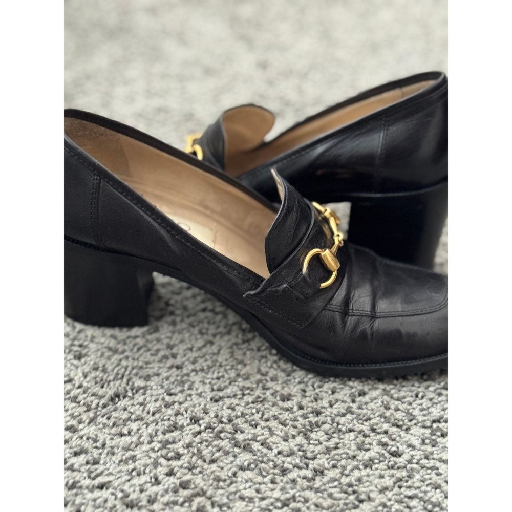 Enzo Angiolini Horsebit Genuine Leather Loafers Size 8N